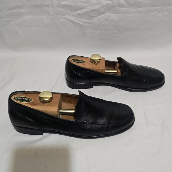Bragano Crafted in Italy Slip on Men\'s Loafer - Black - Sz 10 1/2M US* main image 9